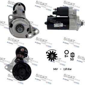 Köp Startmotor av SIDAT S12BH0142A2 till det låga priset 1932,47 kr