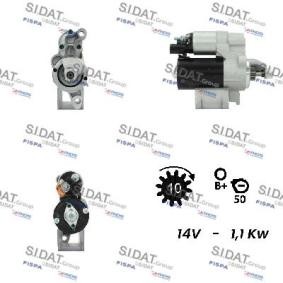 Köp Startmotor av SIDAT S12BH0233A2 till det låga priset 1557,12 kr
