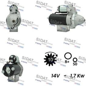 Comprar Motor de arranque de SIDAT S12BH0468A2 a bajo precio de 149,34 €