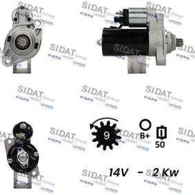 Köp Startmotor av SIDAT S12BH0626A2 till det låga priset 1699,81 kr