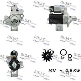 Köp Startmotor av SIDAT S12BH0644A2 till det låga priset 1449,64 kr