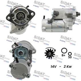 Köp Startmotor av SIDAT S12DE0257A2 till det låga priset 2399,63 kr