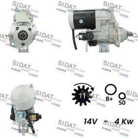 Köp Startmotor av SIDAT S12DE0374 till det låga priset 8077,24 kr