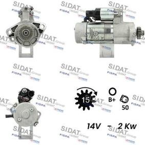 Köp Startmotor av SIDAT S12DE0449 till det låga priset 6857,38 kr