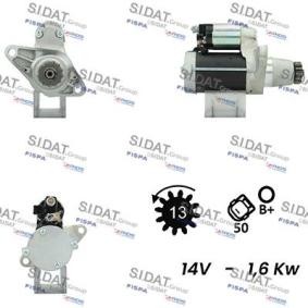 Köp Startmotor av SIDAT S12DE0584A2 till det låga priset 2965,03 kr