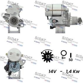 Köp Startmotor av SIDAT S12DE0586A2 till det låga priset 2385,52 kr