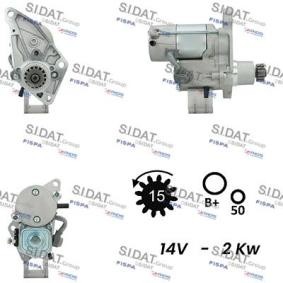 Köp Startmotor av SIDAT S12DE0645A2 till det låga priset 2458,53 kr