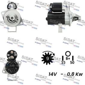 Köp Startmotor av SIDAT S12LU0455A2 till det låga priset 2326,19 kr