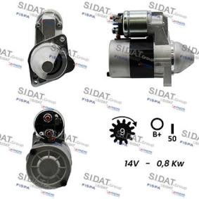 Köp Startmotor av SIDAT S12MA0050A2 till det låga priset 1491,01 kr