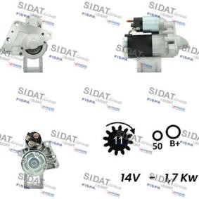 Köp Startmotor av SIDAT S12MH0014A2 till det låga priset 1616,54 kr