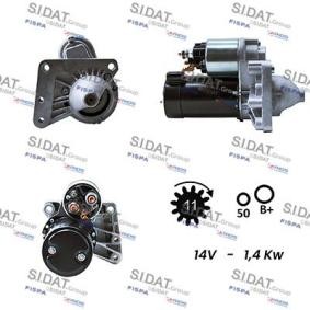Köp Startmotor av SIDAT S12VA0001A2 till det låga priset 1027,64 kr