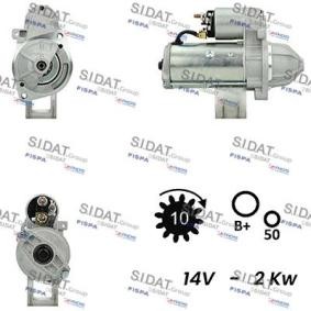Comprar Motor de arranque de SIDAT S12VA0010A2 a bajo precio de 160,40 €