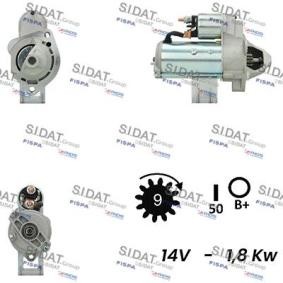 Köp Startmotor av SIDAT S12VA0026A2 till det låga priset 2467,67 kr