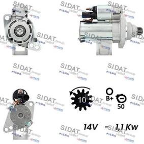 Köp Startmotor av SIDAT S12VA0072 till det låga priset 2202,08 kr