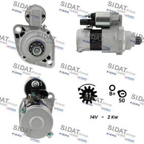 Köp Startmotor av SIDAT S12VA0143A2 till det låga priset 2077,84 kr