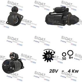 Comprar Motor de arranque de SIDAT S24BH0054A2 a bajo precio de 237,82 €