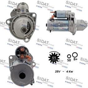 Köp Startmotor av SIDAT S24BH0114 till det låga priset 6709,13 kr