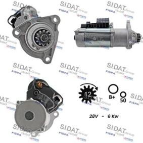 Köp Startmotor av SIDAT S24BH0118A2 till det låga priset 4880,90 kr