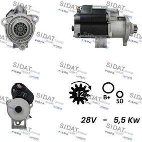 Köp Startmotor av SIDAT S24BH0126A2 till det låga priset 4598,58 kr