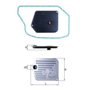 Köp Hydraulikfilter, automatväxel av KNECHT HX 268D till det låga priset 645,35 kr