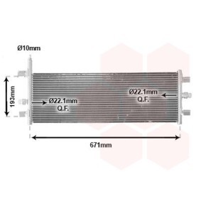Achetez des Radiateur du moteur VAN WEZEL 06012727 à prix pour 175,54 €