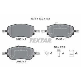 Comprar Juego de pastillas de freno de TEXTAR 2645101 a bajo precio de 84,61 €