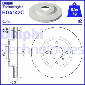 Compre Disco de travão da DELPHI BG5142C a um preço baixo por 42,17 €