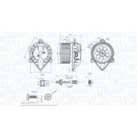 Achetez des Pulseur d'air habitacle MAGNETI MARELLI 069412753010 à prix pour 55,30 €