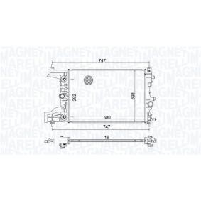 Achetez des Radiateur du moteur MAGNETI MARELLI 350213206100 à prix pour 162,14 €