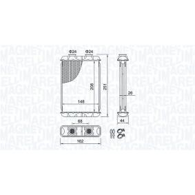 Wärmetauscher, Innenraumheizung 350218501000