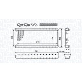 Osta Lämmityslaitteen kenno MAGNETI MARELLI:llä 350218514000 edullisesti hintaan 61,79 €