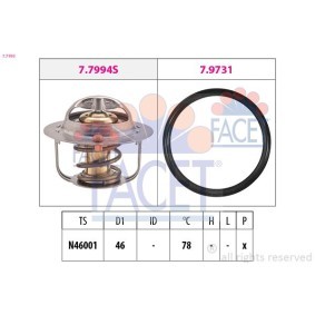 Kühlwasserthermostat für HONDA von FACET