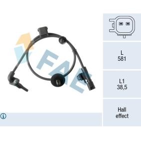 Køb ABS Sensor af FAE 78519 til den lave pris 1091,74 DKK