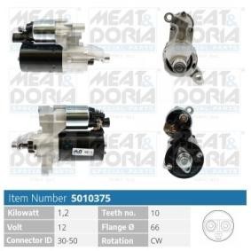 Köp Startmotor av MEAT & DORIA 5010375 till det låga priset 1412,73 kr