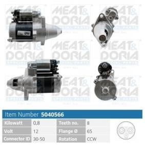 Köp Startmotor av MEAT & DORIA 5040566 till det låga priset 1525,48 kr