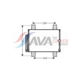 Klimatrockner DND487 ISUZU D-MAX von AVA COOLING SYSTEMS