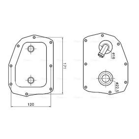 Achetez des Radiateur d'huile AVA COOLING SYSTEMS MS3781 à prix pour 150,02 €