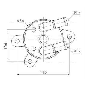 Ölkühler, Automatikgetriebe von AVA COOLING SYSTEMS MZ3301