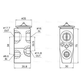 Acquista Valvola espansione climatizzatore da AVA COOLING SYSTEMS OL1746 a buon mercato per soli 51,90 €