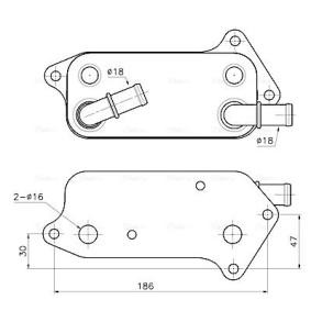 Ölkühler von AVA COOLING SYSTEMS SB3083