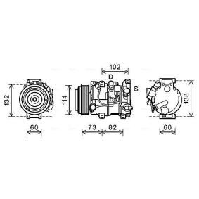 Klimakompressor TOAK639 von AVA COOLING SYSTEMS günstig für 673,82 € online kaufen