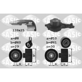 PEUGEOT Wasserpumpe + Zahnriemensatz von SASIC