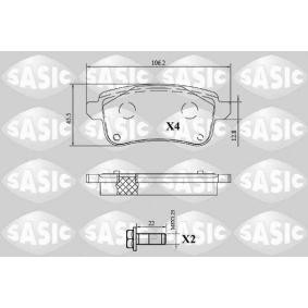 Comprar Juego de pastillas de freno de SASIC 6214049 a bajo precio de 42,45 €