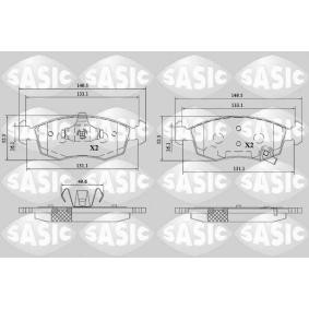 Compre Pastilhas de travão da SASIC 6216190 a um preço baixo por 53,00 €