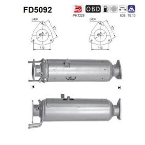 Partikelfilter (DPF) von AS FD5092