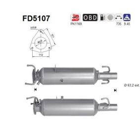Partikelfilter (DPF) für FIAT von AS