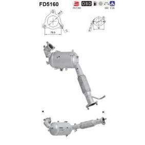 Köp Partikelfilter (DPF) av AS FD5160 till det låga priset 6409,23 kr