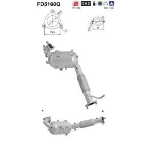 Köp Partikelfilter (DPF) av AS FD5160Q till det låga priset 6701,44 kr