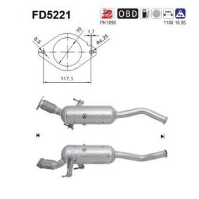 Partikelfilter (DPF) FD5221