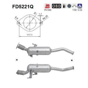 Partikelfilter (DPF) von AS FD5221Q